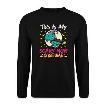 C’est mon costume de maman effrayant drôle Halloween - Sweat-shirt Unisexe - noir - Devant - Alina (178cm) & Michal (187cm)