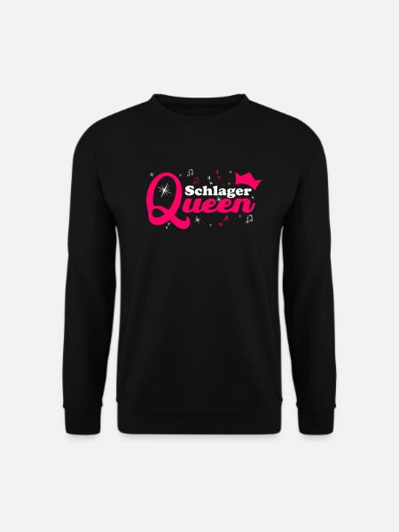 Schlager Queen Schlagerparty Outfit Schlagerabend - Unisex Pullover - Schwarz