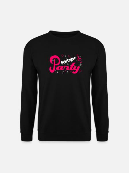 Schlager Party Kostüm Schlagerparty Outfit - Unisex Pullover - Schwarz