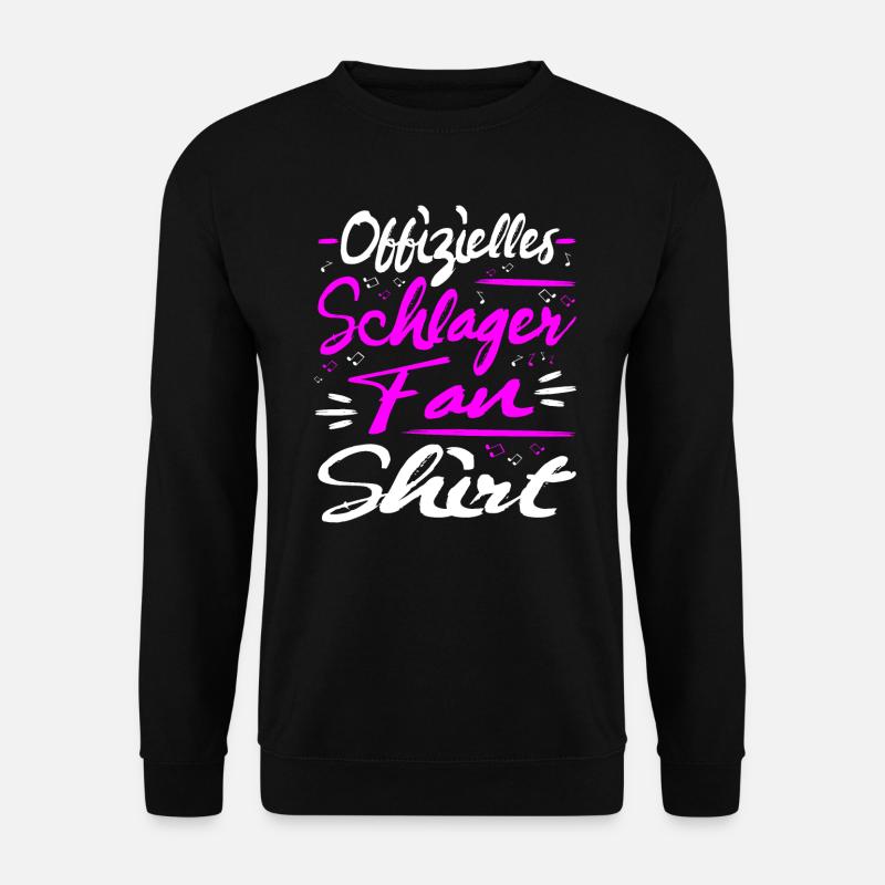 Offizielles Schlager Fan Shirt Schlagermusik - Unisex Pullover - Schwarz