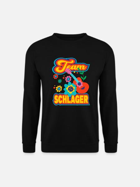 Team Schlager Schlagermusik Schlagerparty - Unisex Pullover - Schwarz