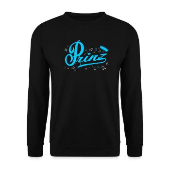 Schlagerprinz Schlager Prinz Schlagermusik Party - Unisex Pullover - Schwarz - Vorne - Alina (178cm) & Michal (187cm)