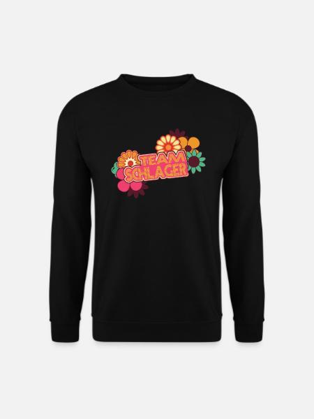 Team Schlager Schlagermusik Schlagerparty - Unisex Pullover - Schwarz