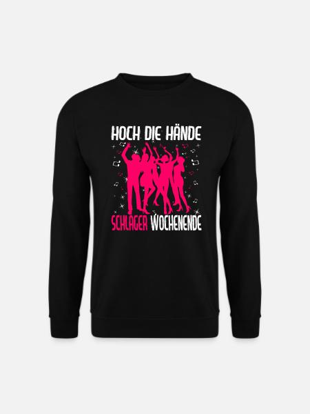 Hoch die Hände Schlager Wochenende - Unisex Pullover - Schwarz