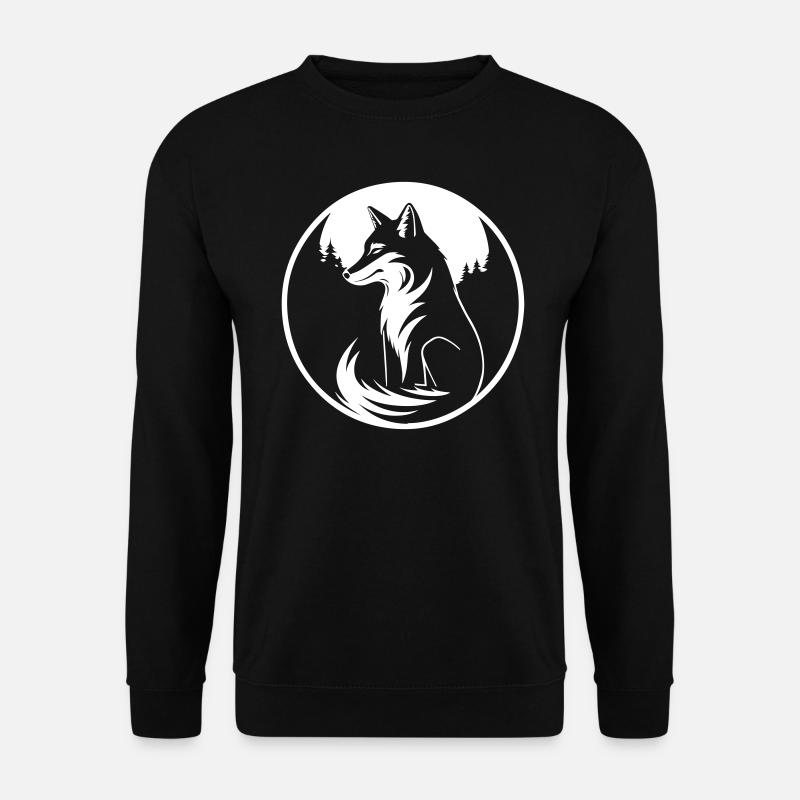 Fuchs - Unisex Pullover - Schwarz