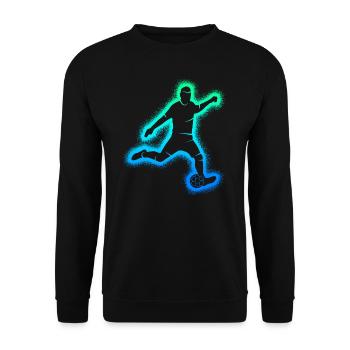 Football Enfants Football Hommes Garçons Football - Sweat-shirt Unisexe - noir - Devant - Alina (178cm) & Michal (187cm)