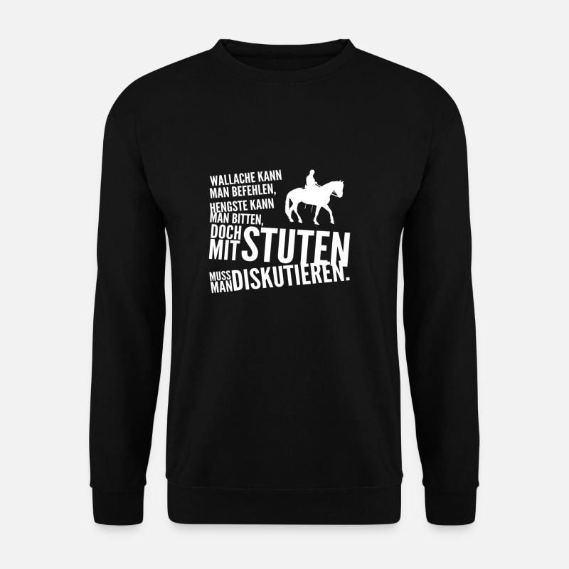 Pferdeliebe - Unisex Pullover - Schwarz