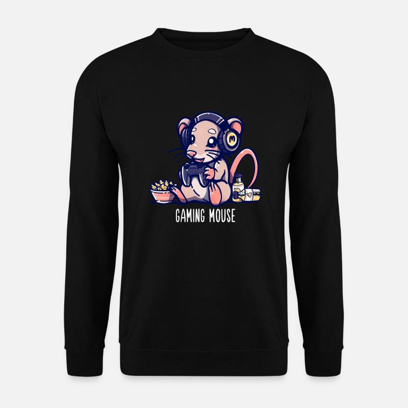 Gaming Maus - Unisex Pullover - Schwarz