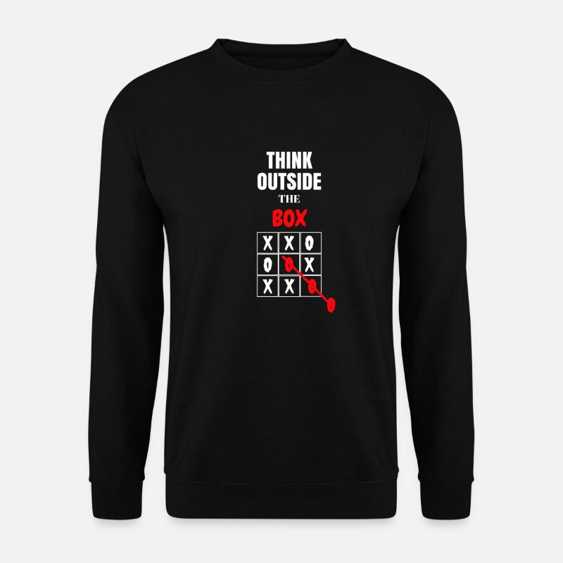 THINK OUTSIDE - Unisex Sweatshirt - black