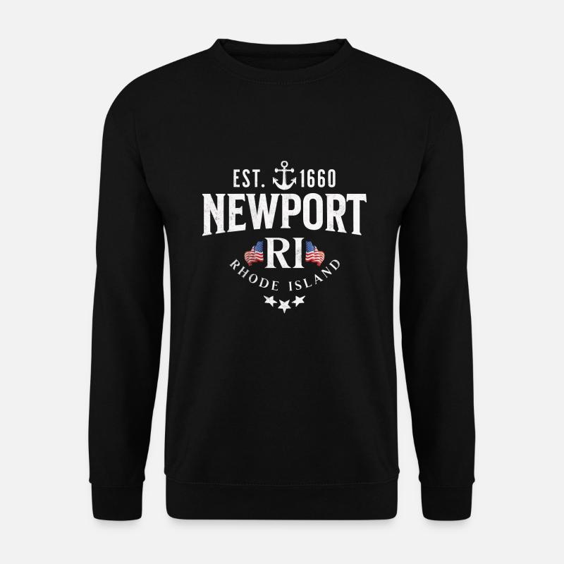 Newport Rhode island - Sweat-shirt Unisexe - noir