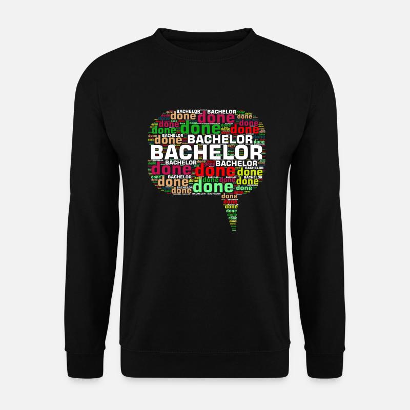 Bachelor done Abschlussshirt - Unisex Pullover - Schwarz