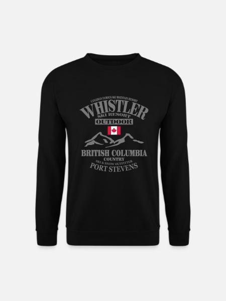Whistler Ski Resort - Canada - Unisex Sweatshirt - black