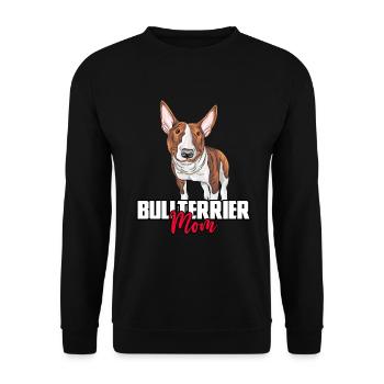 Bull Terrier Bull Terrier Dog Women Grandma - Unisex Sweatshirt - black - Front - Alina (178cm) & Michal (187cm)