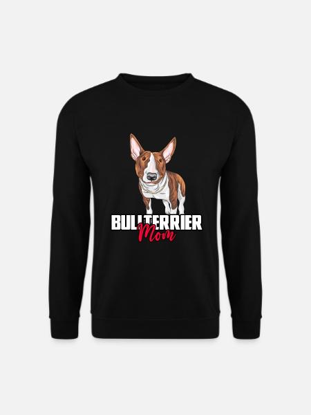 Bullterrier Bull Terrier Hunderasse Frauen Oma - Unisex Pullover - Schwarz