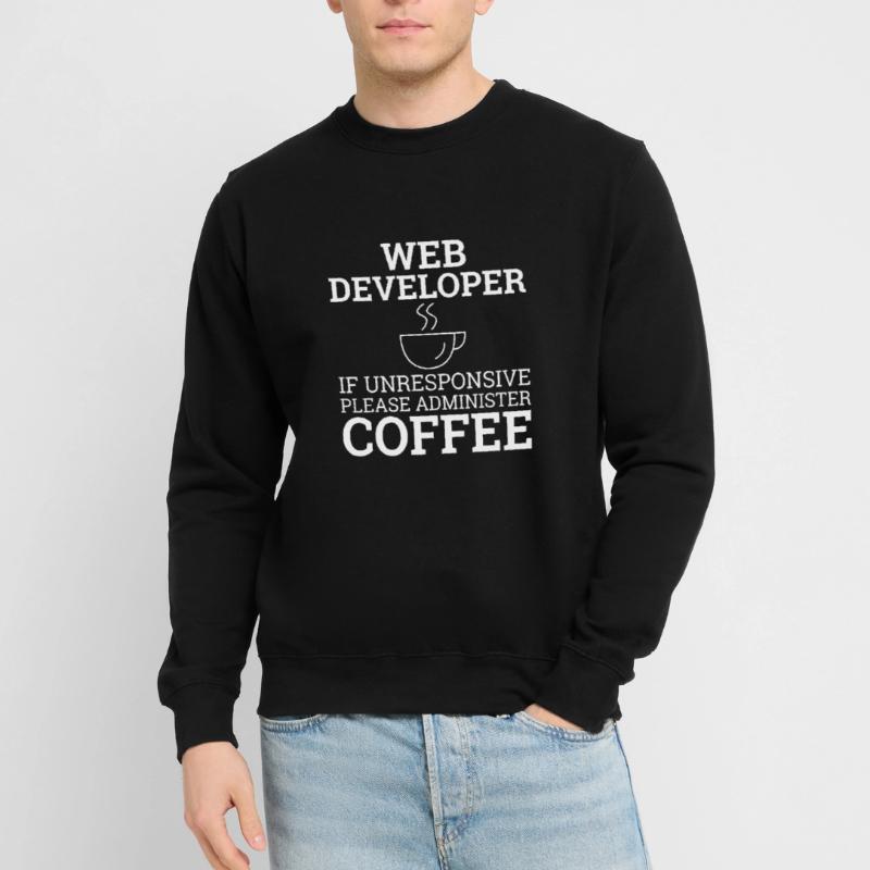 "Web Developer Coffee | Webentwickler" Unisex Pullover