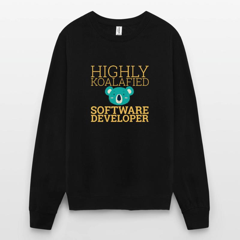 "Software Developer Koalafied | Programmierer" Unisex Pullover