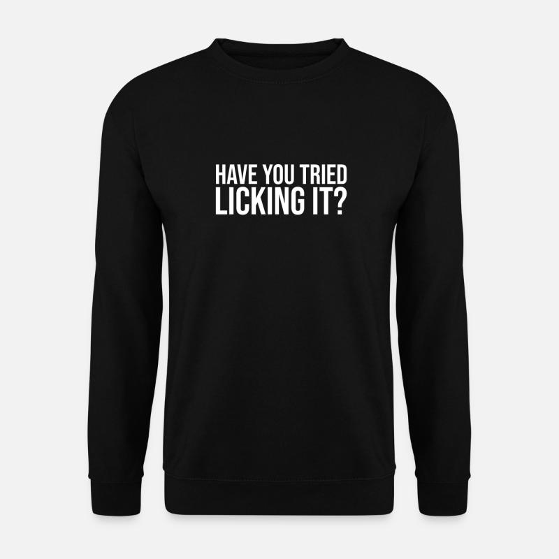 "Geology Licking | Geology" - Unisex Sweatshirt - black