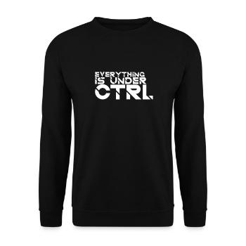 "Everything Ctrl | Computer Science" - Unisex Sweatshirt - black - Front - Alina (178cm) & Michal (187cm)