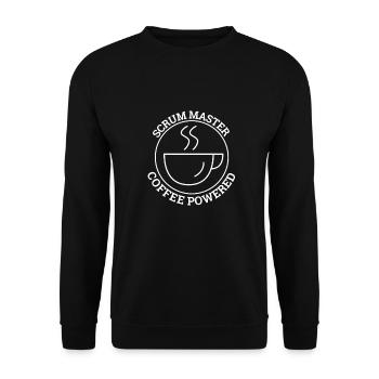 « Scrum Master Coffee | » Scrum Master" » - Sweat-shirt Unisexe - noir - Devant - Alina (178cm) & Michal (187cm)
