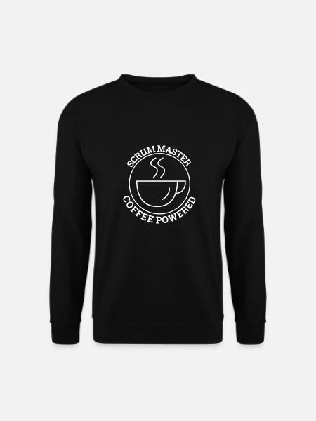 "Scrum Master Coffee | "Scrum Master"" - Unisex Pullover - Schwarz