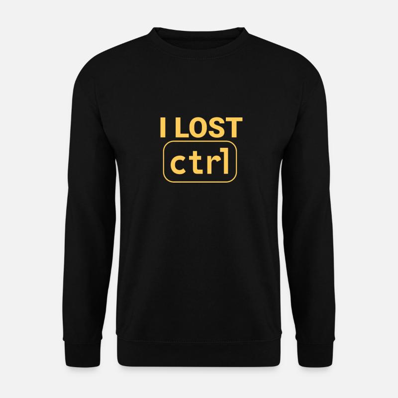 "Lost CTRL | Programmierer" - Unisex Pullover - Schwarz
