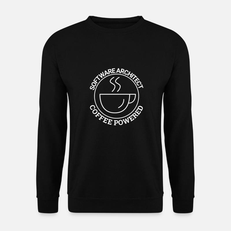 "Software Architect Coffee | Software Architektur" - Unisex Pullover - Schwarz