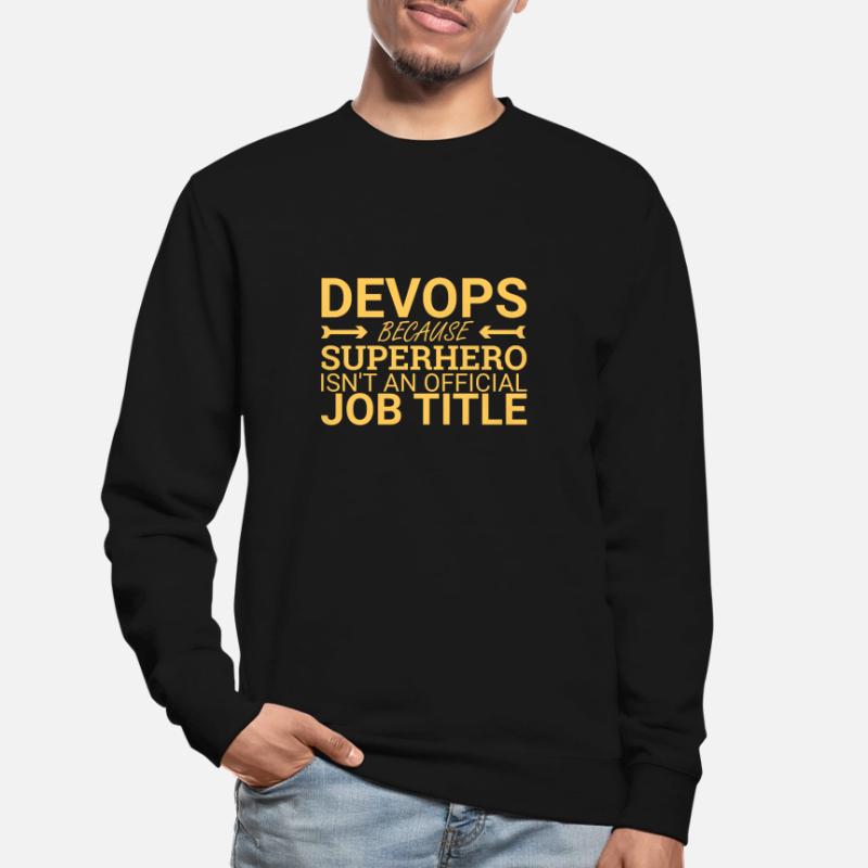 "DevOps Superhero | Softwareentwicklung" Unisex Pullover