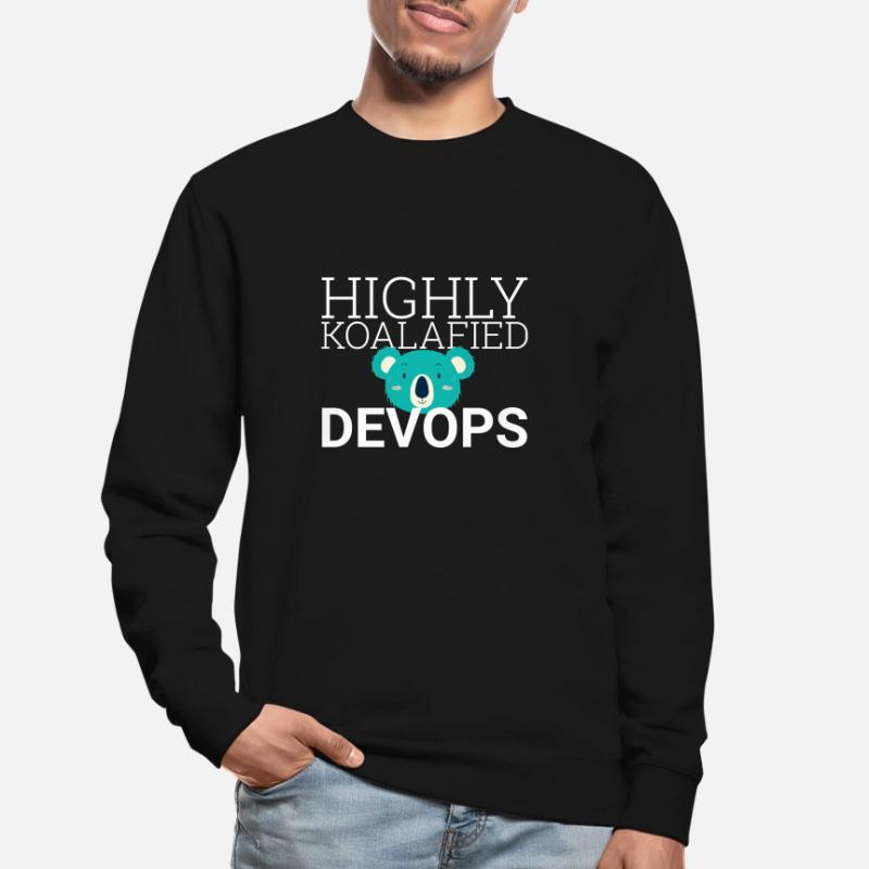 "DevOps Koalafied | Softwareentwicklung" Unisex Pullover