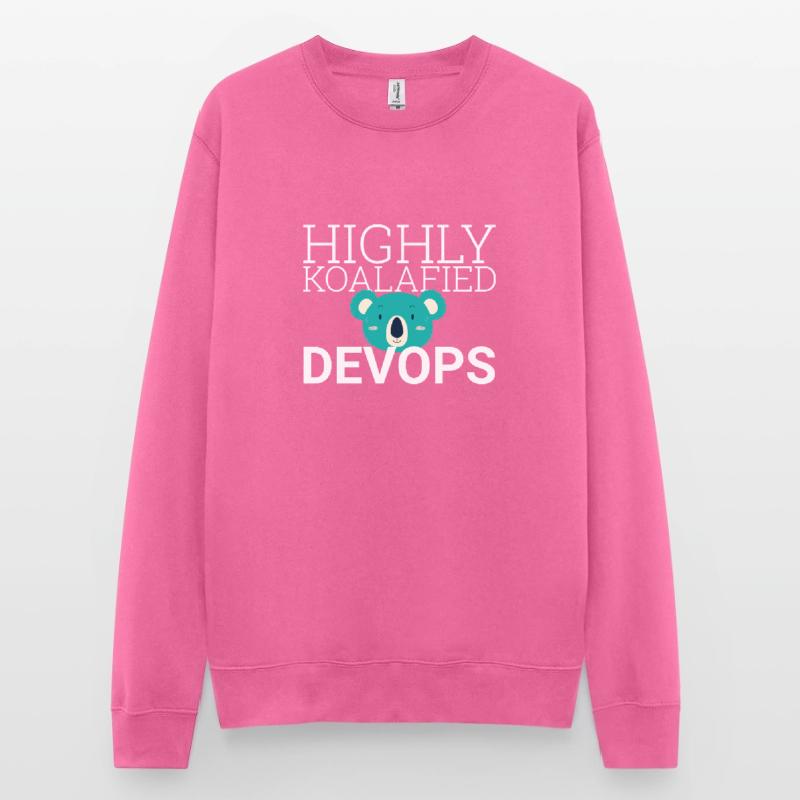 "DevOps Koalafied | Software Development" Unisex Sweatshirt