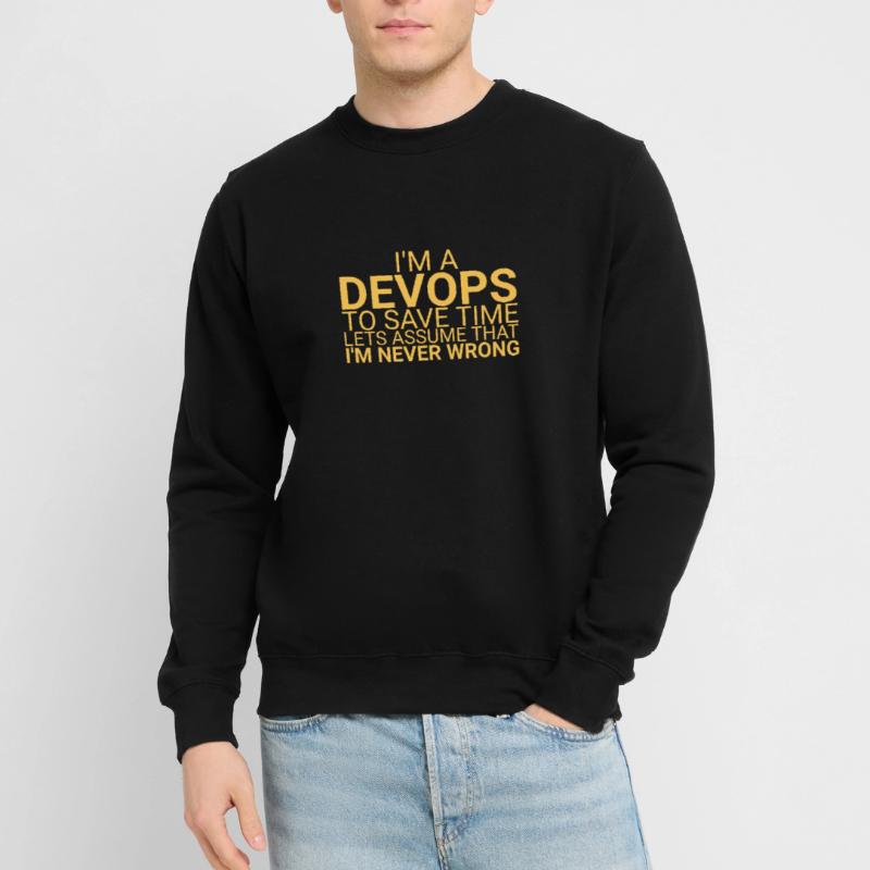 "DevOps Time | Softwareentwicklung" Unisex Pullover
