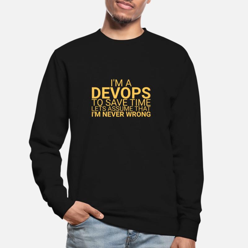 "DevOps Time | Softwareentwicklung" Unisex Pullover