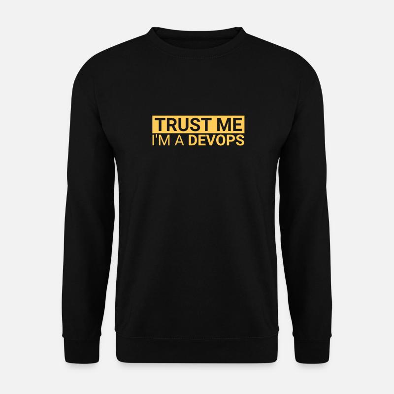 DevOps Trust | Software Development" - Unisex Sweatshirt - black
