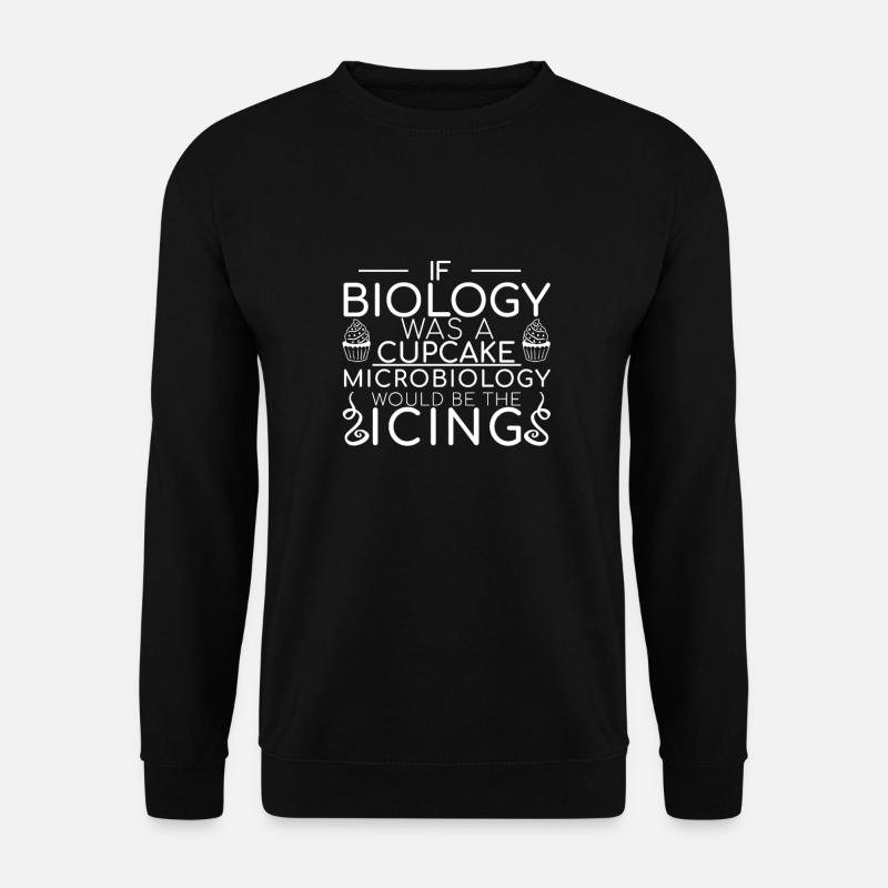 "Microbiologist Cupcake | Microbiology" - Unisex Sweatshirt - black
