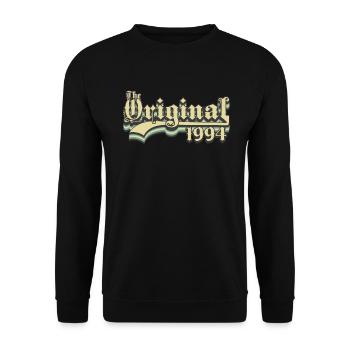 Geboren in 1994 das Original - Unisex Pullover - Schwarz - Vorne - Alina (178cm) & Michal (187cm)