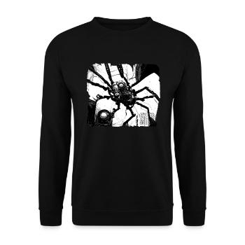 Cyber Spider Mechatronics - Unisex Sweatshirt - black - Front - Alina (178cm) & Michal (187cm)