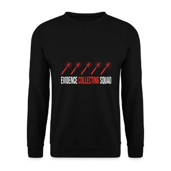 Don d’analyste de l’escouade de collecte d’éléments de preuve en laboratoire criminel - Sweat-shirt Unisexe - noir - Devant - Alina (178cm) & Michal (187cm)