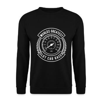 La plus grande course de course de voitures de circuit au monde - Sweat-shirt Unisexe - noir - Devant - Alina (178cm) & Michal (187cm)