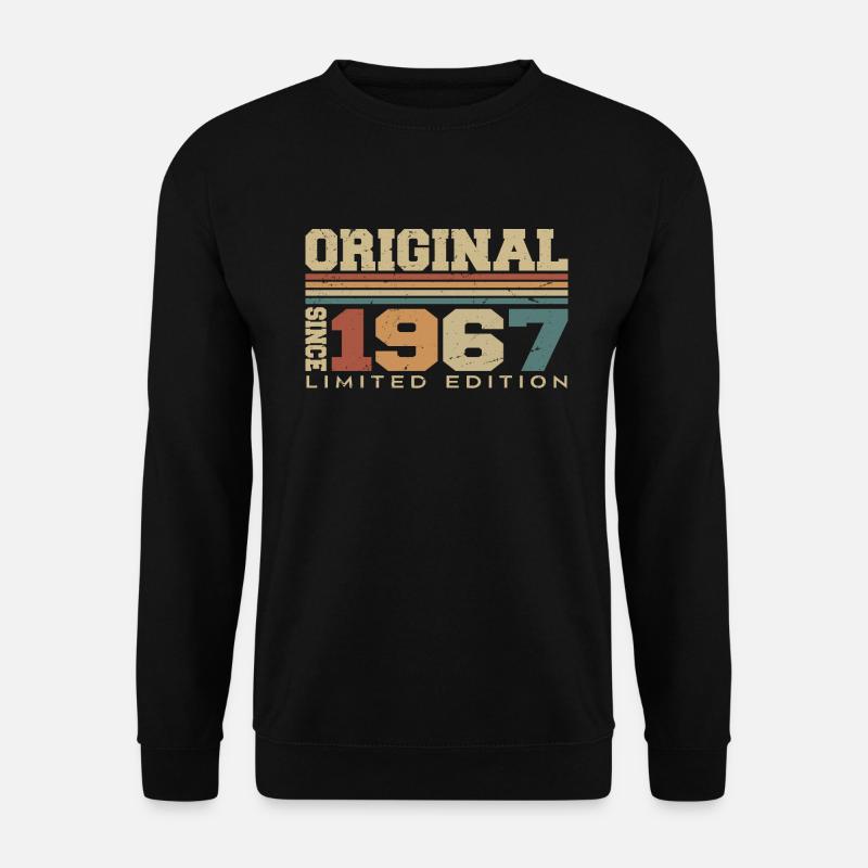 Original 1967 Retro-Geschenk 57. Jahrestag 1967 - Unisex Pullover - Schwarz