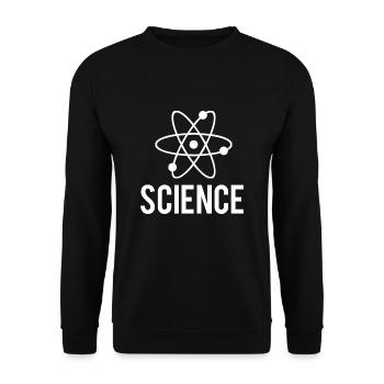 SCIENCE - Unisex Sweatshirt - black - Front - Alina (178cm) & Michal (187cm)