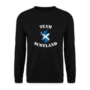 Drapeau équipe ecosse - Sweat-shirt Unisexe - noir - Devant - Alina (178cm) & Michal (187cm)