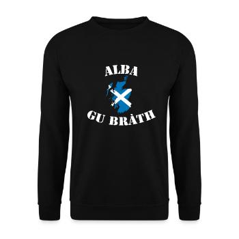 Écosse pour toujours - Sweat-shirt Unisexe - noir - Devant - Alina (178cm) & Michal (187cm)