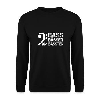 Basse Musique I Techno Elektro Festival Tshirt - Sweat-shirt Unisexe - noir - Devant - Alina (178cm) & Michal (187cm)
