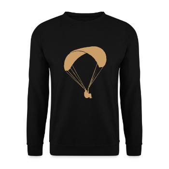 Paragleiter paragliding - Unisex Pullover - Schwarz - Vorne - Alina (178cm) & Michal (187cm)