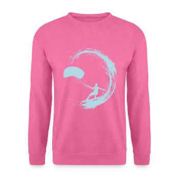 Kite Surfen - Unisex Pullover - Pink - Vorne