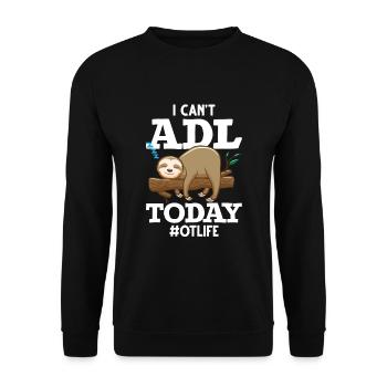 Occupational therapist ADL occupational therapy - Unisex Sweatshirt - black - Front - Alina (178cm) & Michal (187cm)
