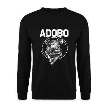 Adobo Schweinefleisch Marinade Foodie Philippinen - Unisex Pullover - Schwarz - Vorne - Alina (178cm) & Michal (187cm)