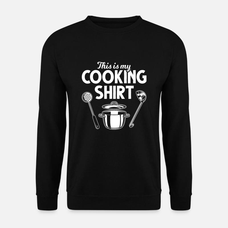 Lustiger Koch Küche Kochen - Unisex Pullover - Schwarz