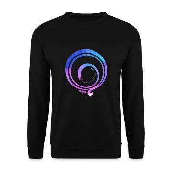Reiki Chakra Méditation spirituelle - Sweat-shirt Unisexe - noir - Devant - Alina (178cm) & Michal (187cm)