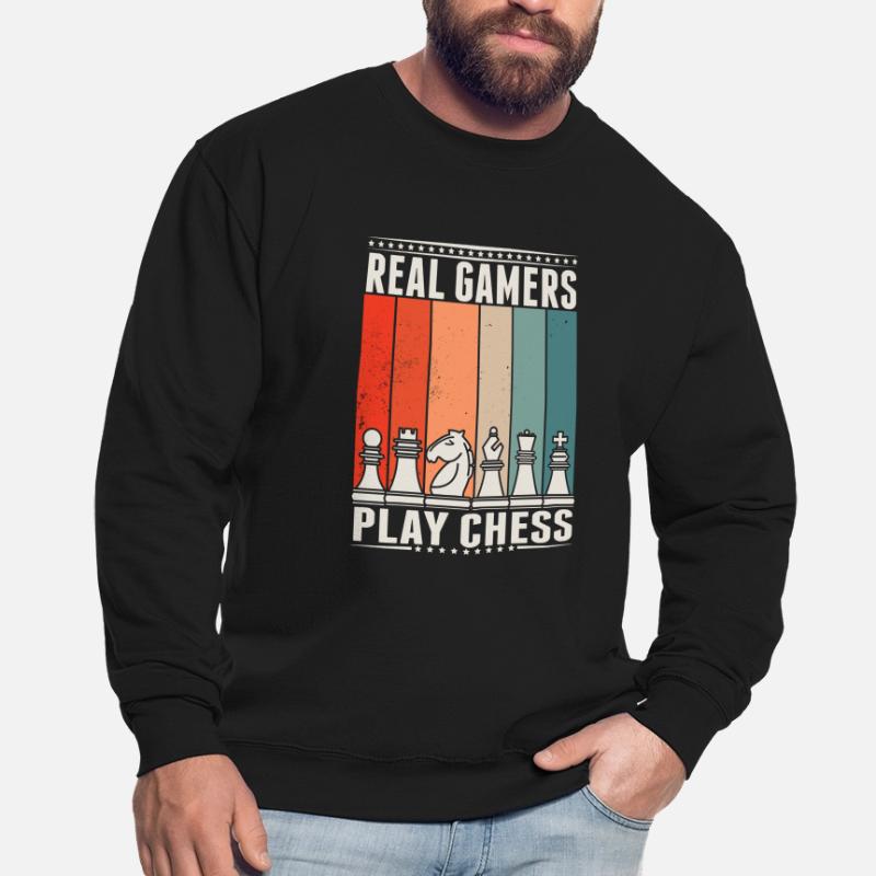 Rétro jeu d’échecs jeu d’échecs jeu d’échecs Sweat-shirt Unisexe