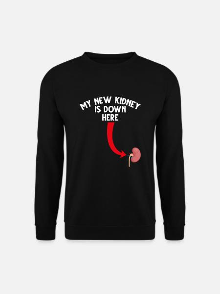 Witziger Empfänger Nierentransplantation - Unisex Pullover - Schwarz